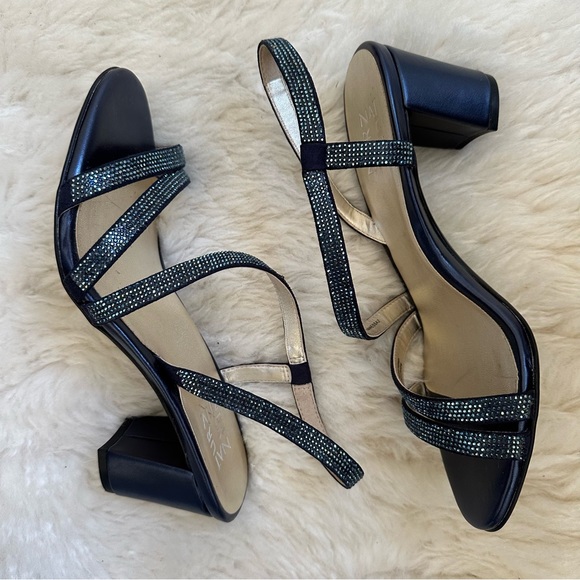 Naturalizer Vanessa2 Strappy Heeled Sandals Rhinestone Embellished - Picture 6 of 15